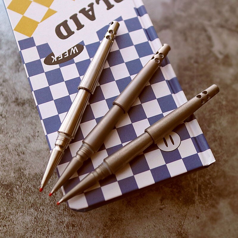 Titanium Alloy Ballpoint Pen Business Tactical Pen Office Stationery Outdoor EDC
