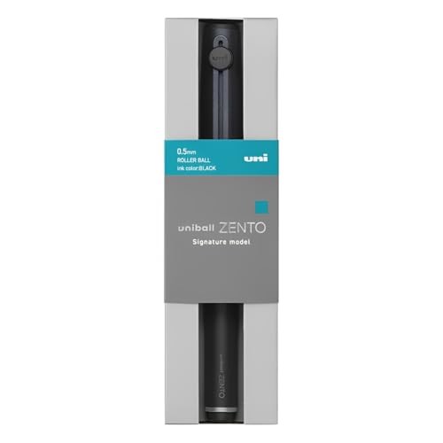 Mitsubishi uni-ball ZENTO Signature Model Ballpoint Pen Metallic Black 0.5mm