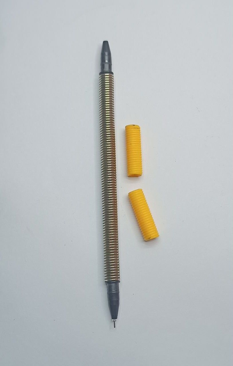 USSR Vintage Double-Ended Metal Spring Ballpoint Pen Good condition
