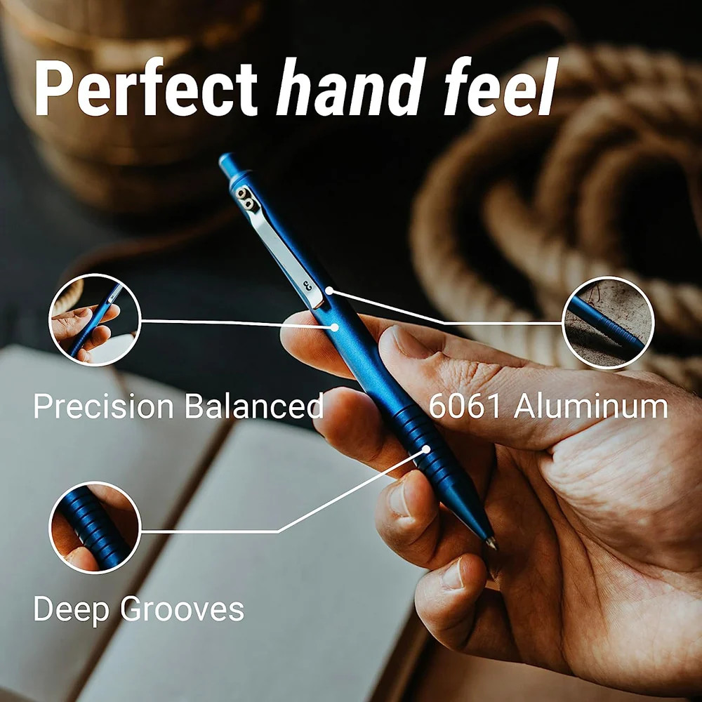 Everyman Grafton Ballpoint Pen, Aegean Blue