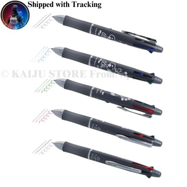 Sun-Star Snoopy Dr Grip 4+1 Multi Pen Gray S4655346