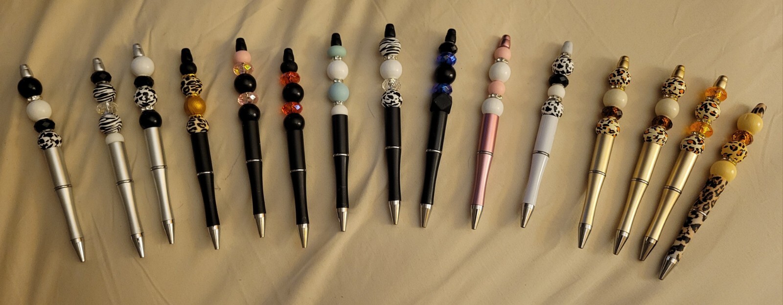 Beadable Pens- $7 each- Any Two For $10- . Pick From 1-15, Left to Right