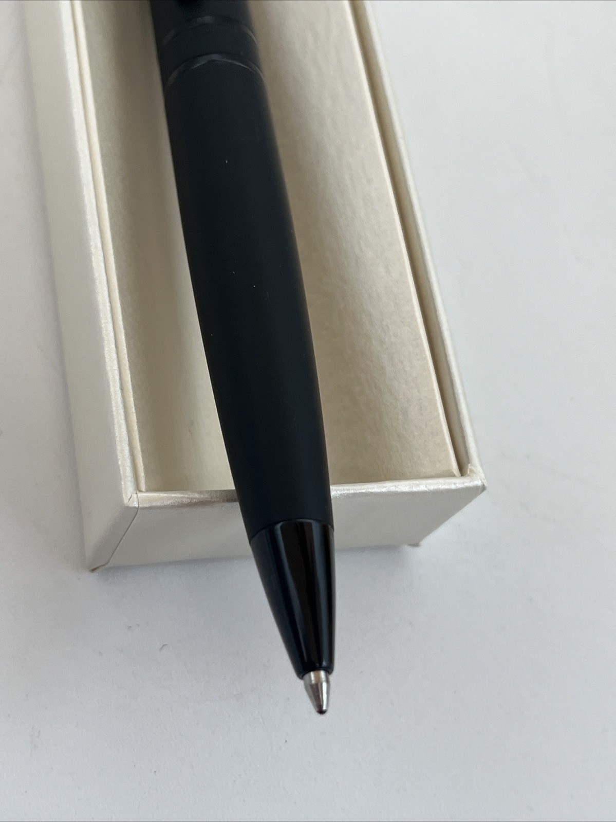 Omega Ballpoint Pen White Box Novelty For Watch Rare Original Gift Japan New