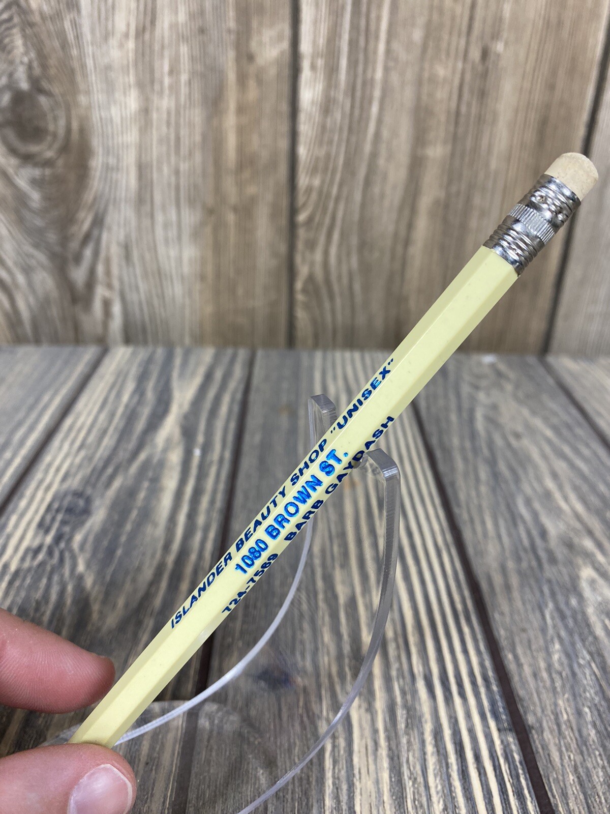 Vintage Islander Beauty Shop Unisex Pen Advertisement