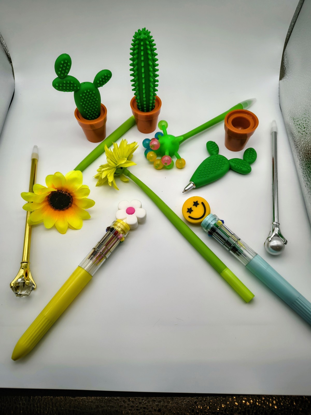 Novelty Pen Set Of 3 Mystery Random Luck Of The Draw Kawaii