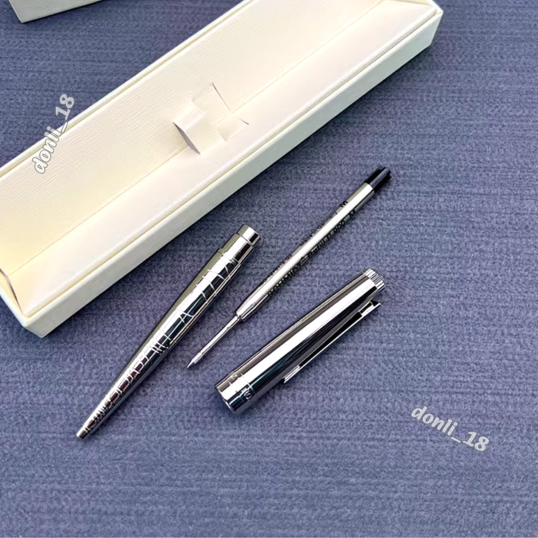 ROLEX VTG Style Palladium Ballpoint Pen AD VIP Gift Refillable New Boxed