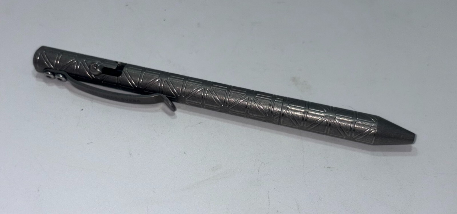 Titanium Bolt Action Slim Pen Custom Vintage Uses Schmidt Cartridges 5″ OAL