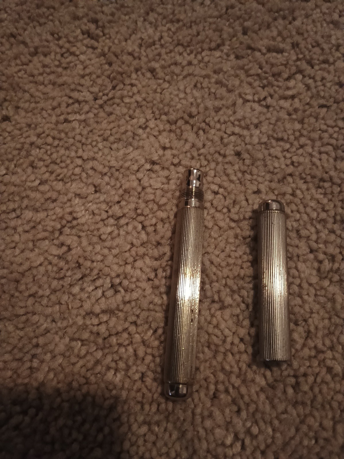 Vintage Antique Sterling Silver Ballpoint Pen Pre-owned Good Condition Parts