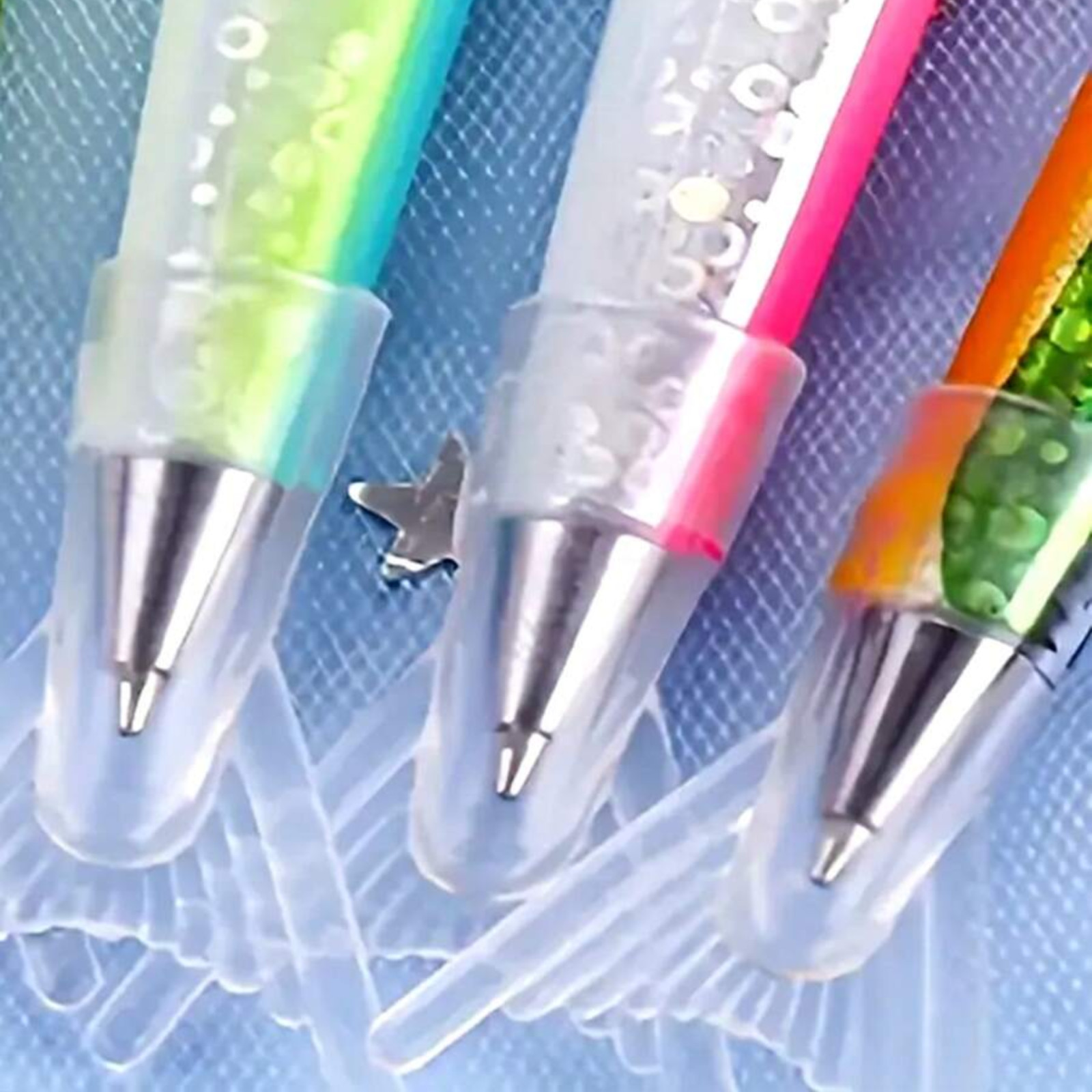 Fish Shaped Ballpoint Pens with Click Off Cap Fishing Decoration Black Ink Pens