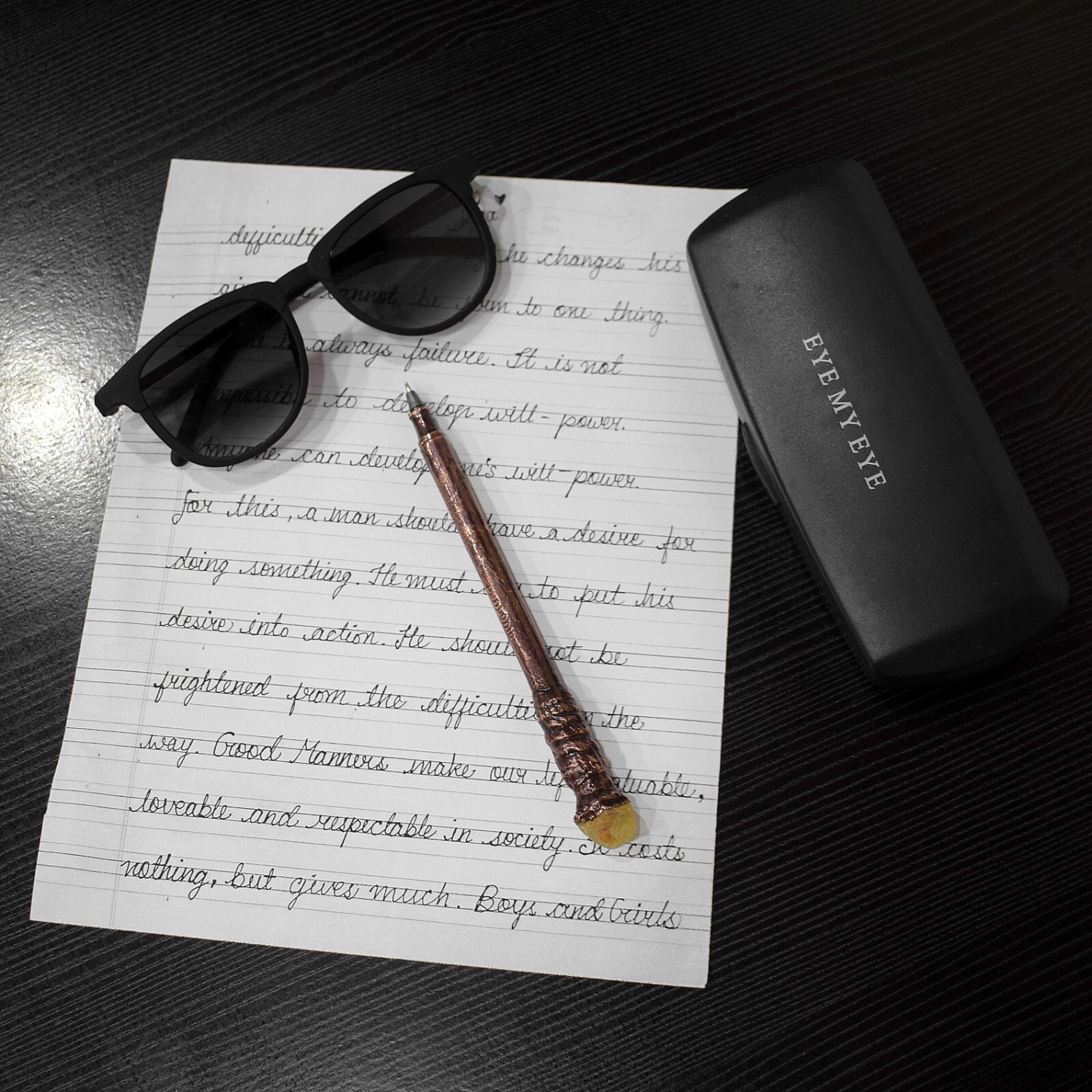 Handmade Craftsmanship Raw Citrine Stone Full Metal Perfect Writes Ballpoint Pen