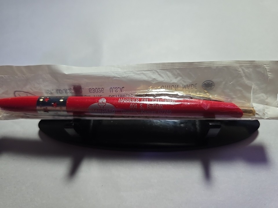 VTG NOS Ballpoint Pen Standard. Harrier Oil Co. Inc. Oberlin Kansas