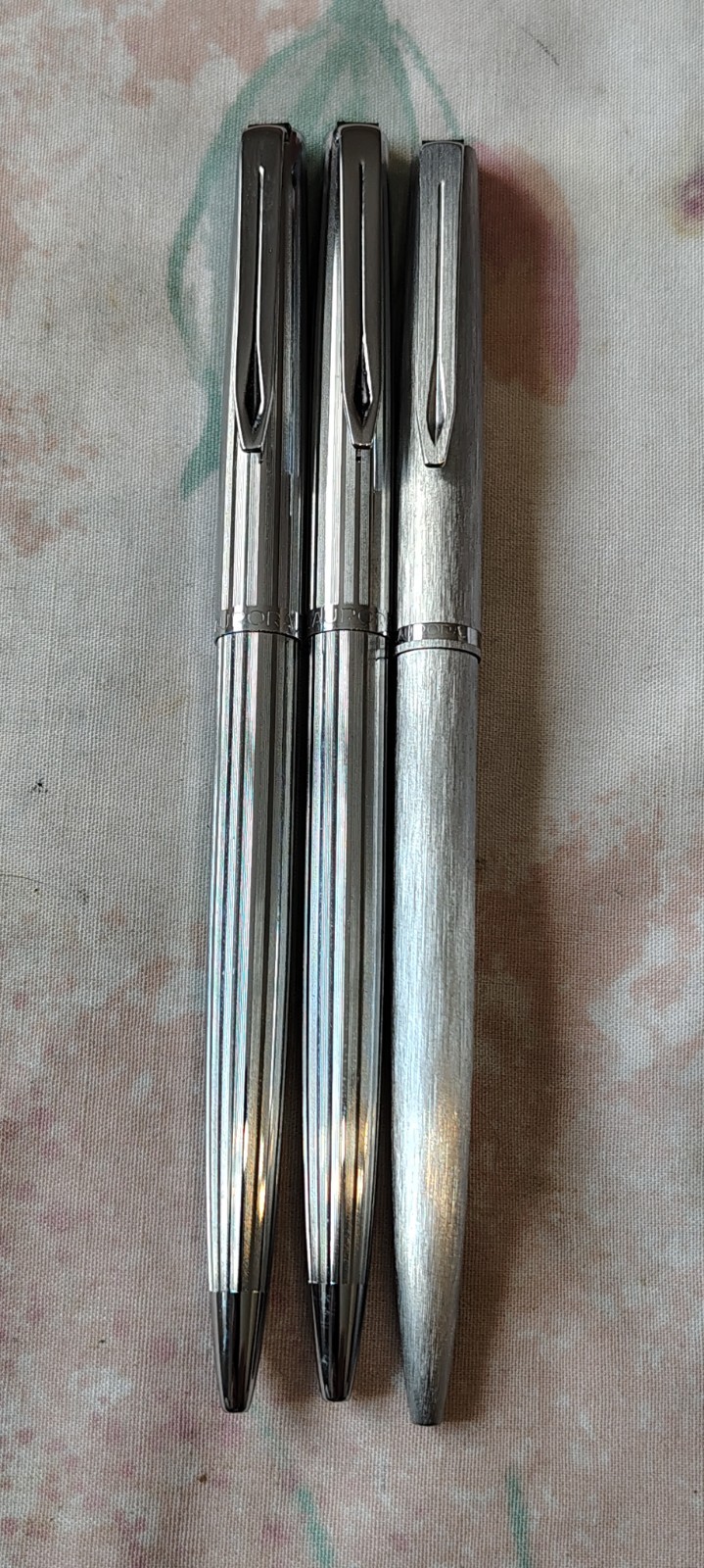 LOT OF 3 AURORA BALL POINT PENS MADE IN ITALY