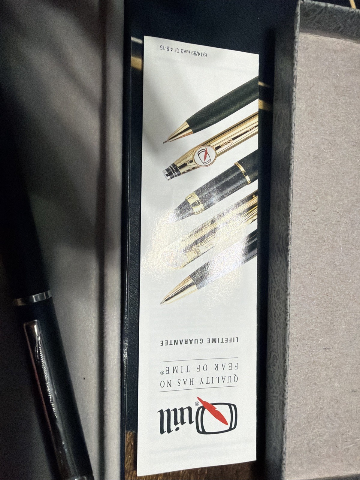 Quill Twist In Pen This is a promotional pen branded for Optelecom.