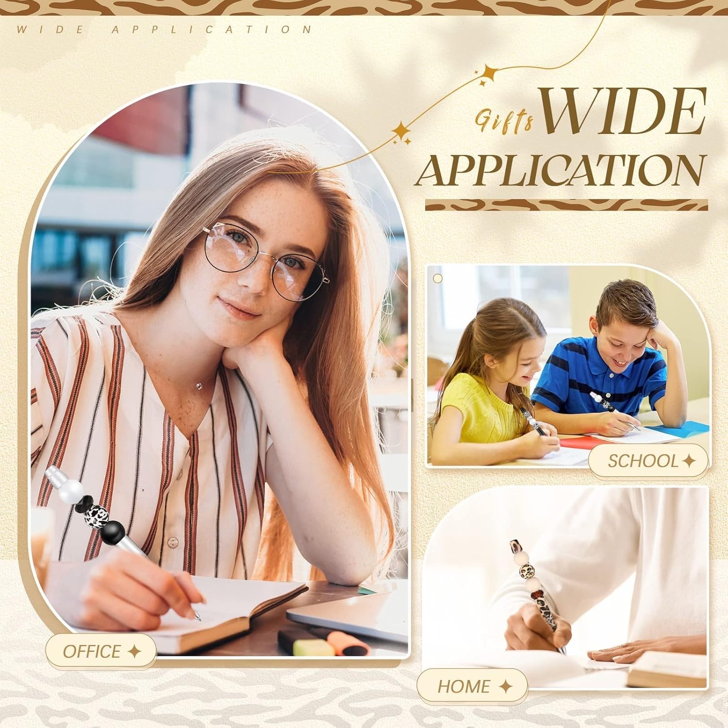 Versatile 12-Piece Beadable Pen Set – Perfect for Family Fun or Office Use