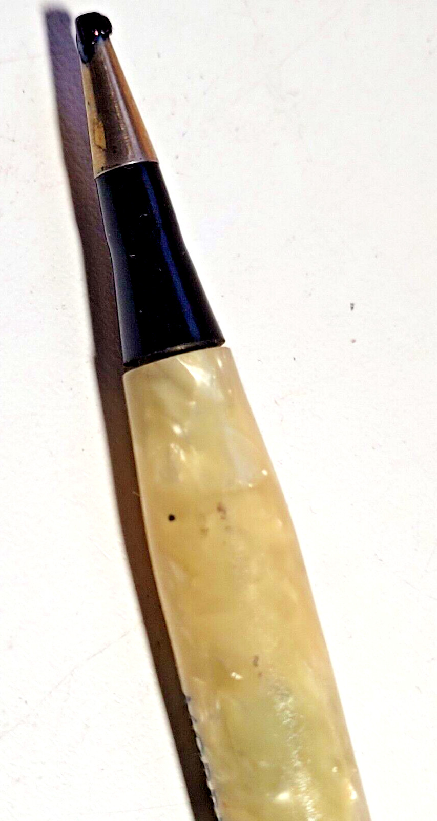 Ballpoint Pen-Marblized Celluloid 1940’s-Morrill Lumber Co-Worcester,Mass
