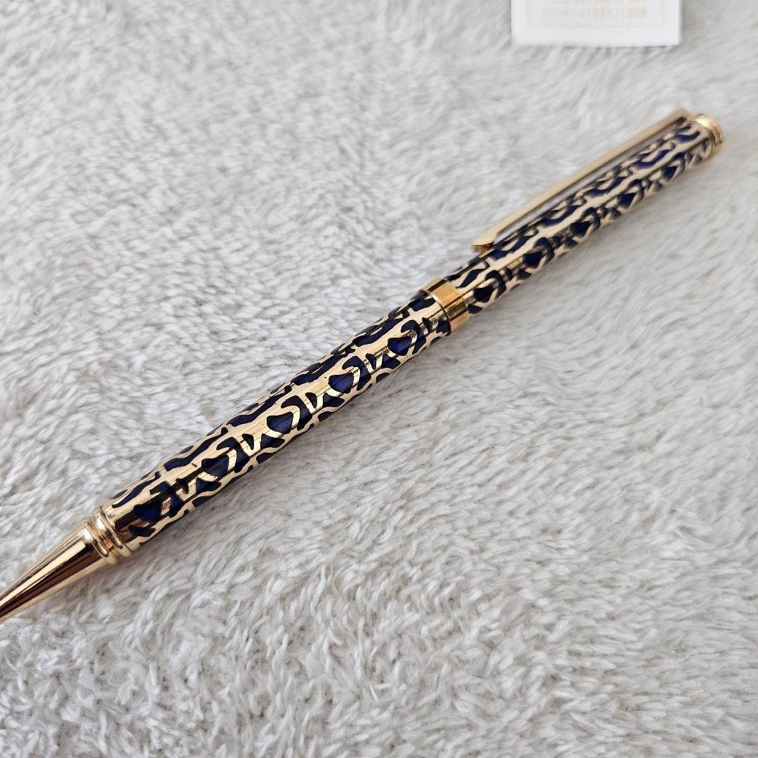 [] Cloisonné flora ballpoint pen, ink level unknown, no refill