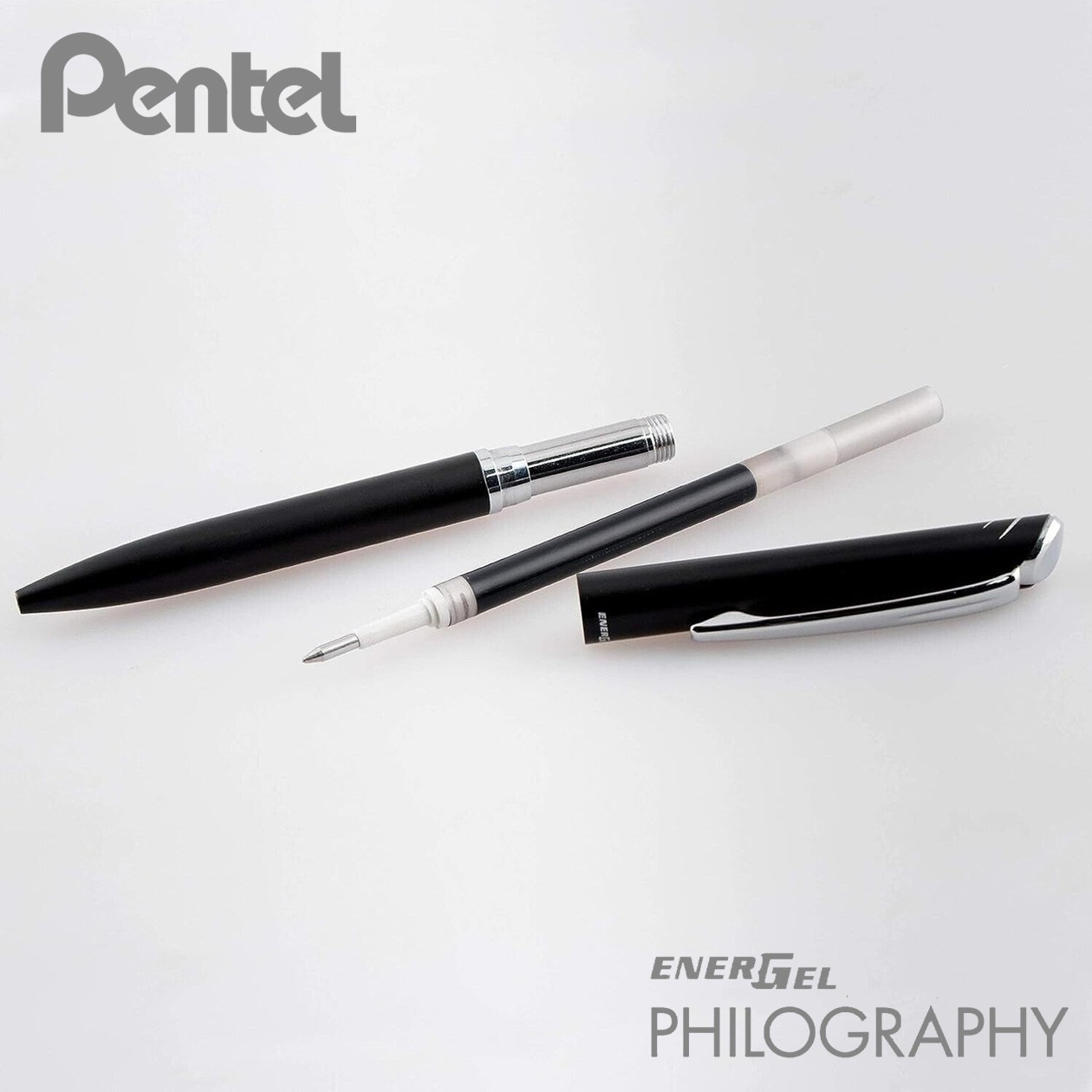 PENTEL ENERGEL PHILOGRAPHY Quick Dry Gel-Ink Pen 0.5mm Made in Japan