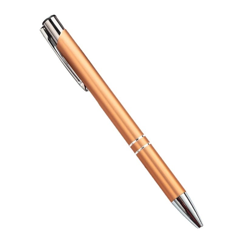 Luxury Full Metal Ballpoint Pen 1mm Black Ink Gel Pen Office Writing Stationery