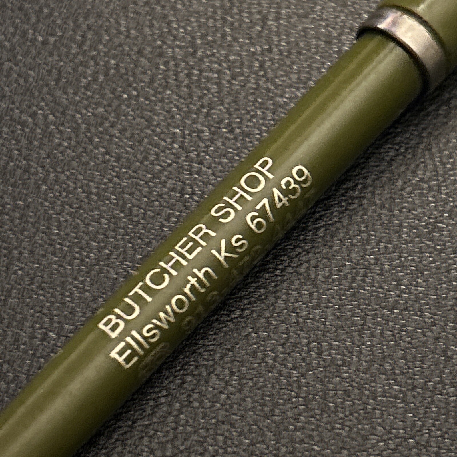 Vintage UNIPECO Ballpoint Pen Ellsworth Kansas Butcher Shop