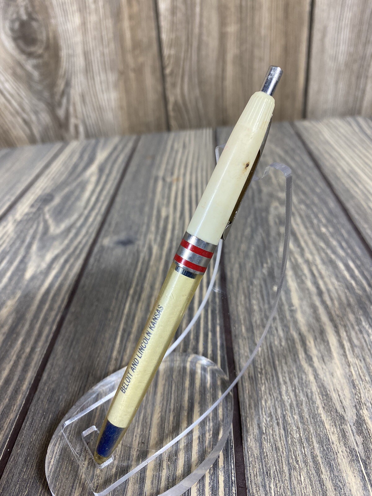 Vintage Farmway Federal Credit Union Beloit And Lincoln Kansas Pen Advertisement