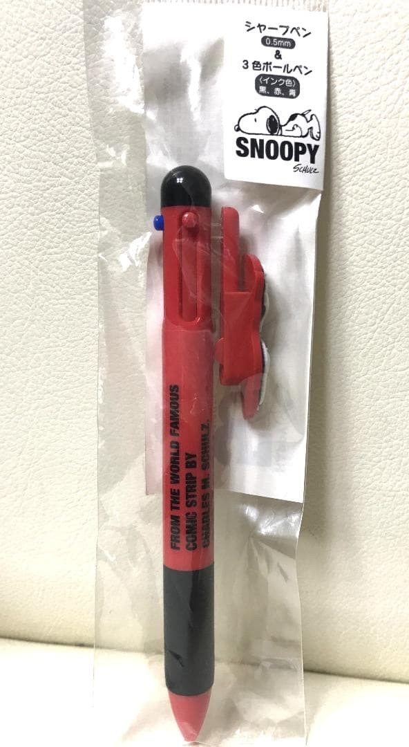 SNOOPY PEANTUS 50 YEARS MECHANIC PENS & 3 COLOR BALL PENS #8bea1a