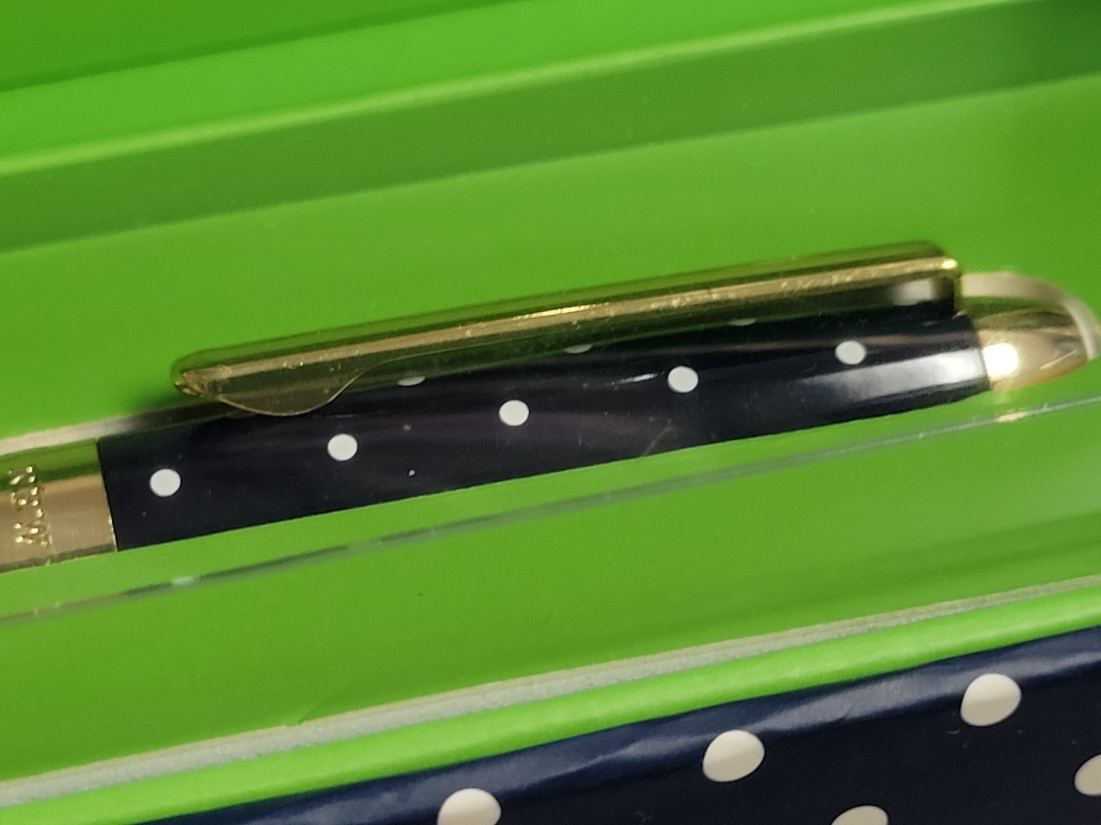 Kate Spade Navy Larabee Dot Ballpoint Pen (2023) Brand New USA Novelty Item