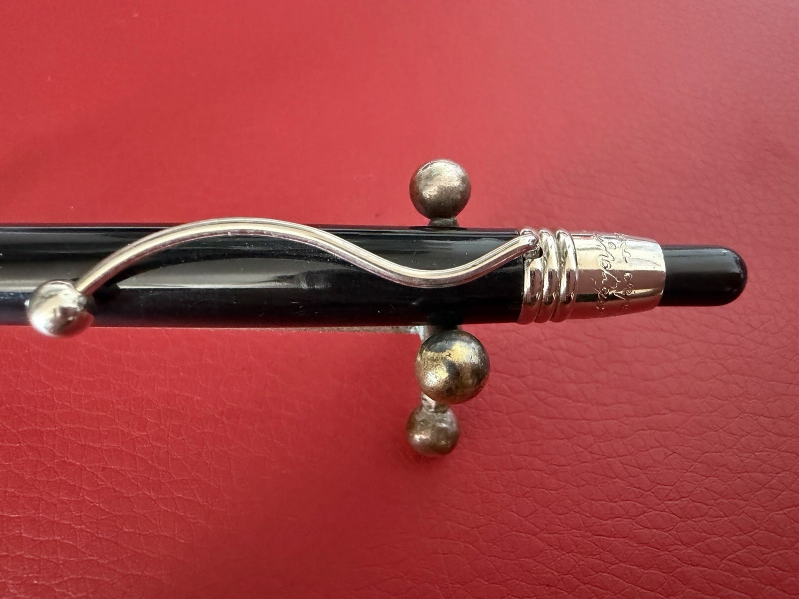 Jean Pierre Lepine Vintage France 1996 Indigo Black Lacquer Sfera Pen