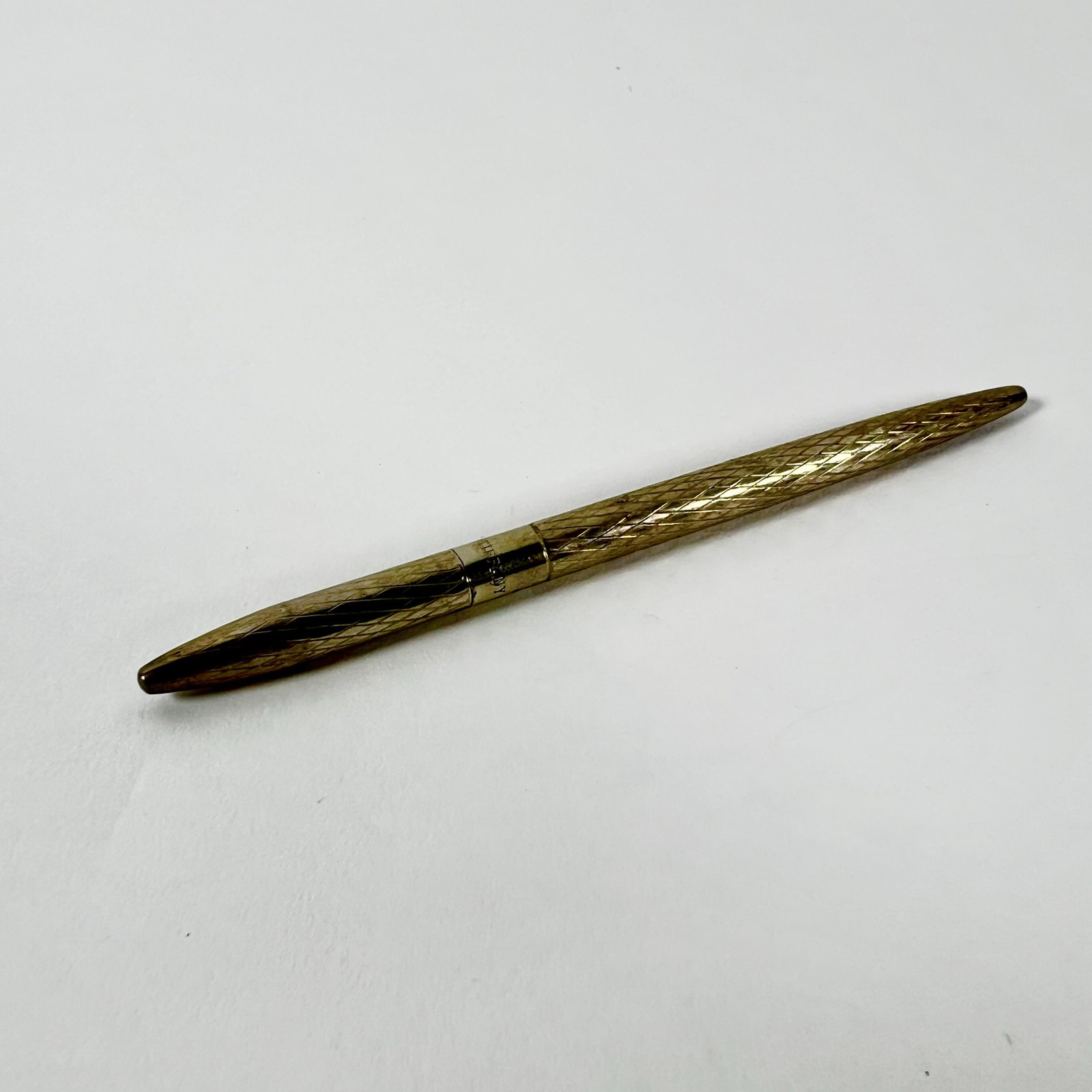 Tiffany & Co. Diamond-Textured Sterling Silver Ballpoint Pen