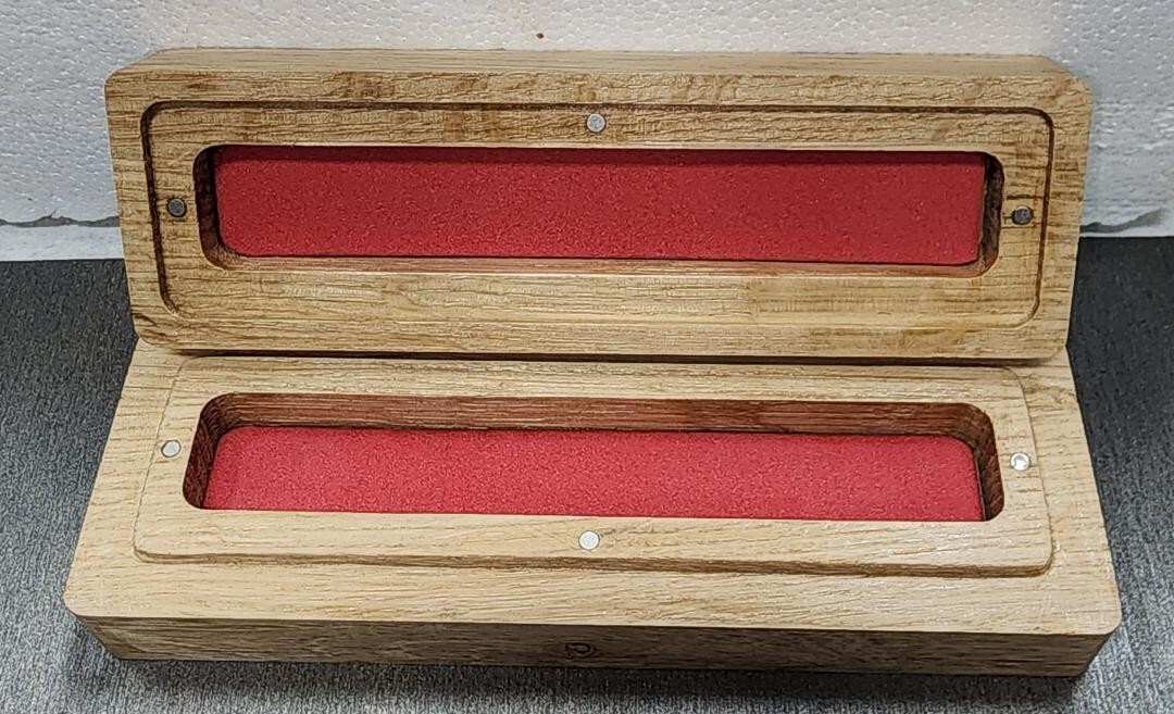 Laser Engraved solid Wooden Pen Box