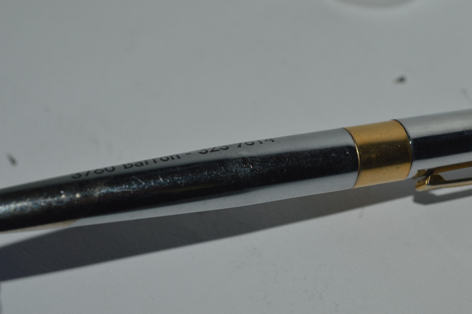UNIPECO 2 Color Ink Ballpoint Pen W.S. Welborn Promo All Metal Body Tested Works