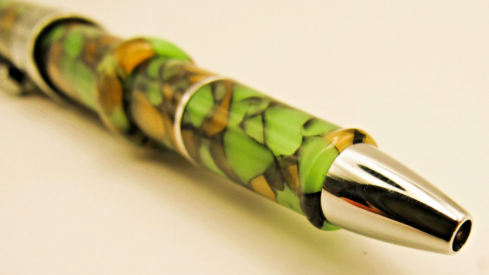 Conklin Mark Twain Crescent Collection Ballpoint Pen Spring Green Colorway