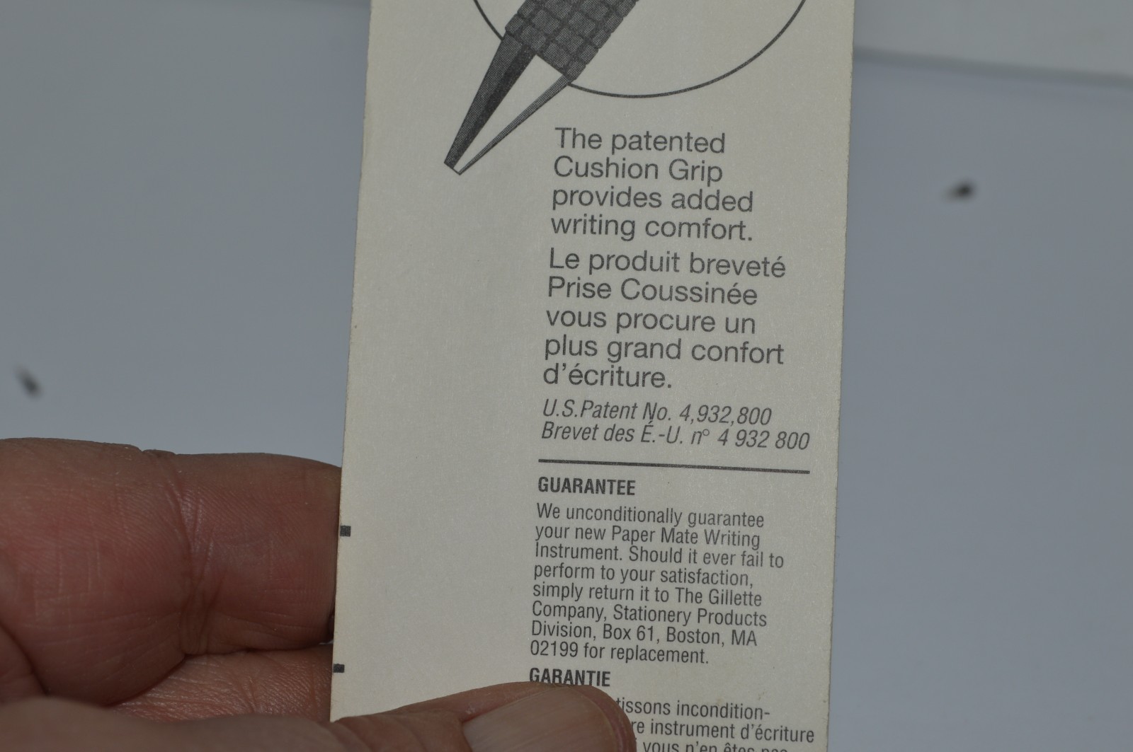Paper Mate DYNAGRIP RT50 Ballpoint Pen Stainless Steel Made In Japan MOC Ca 1991