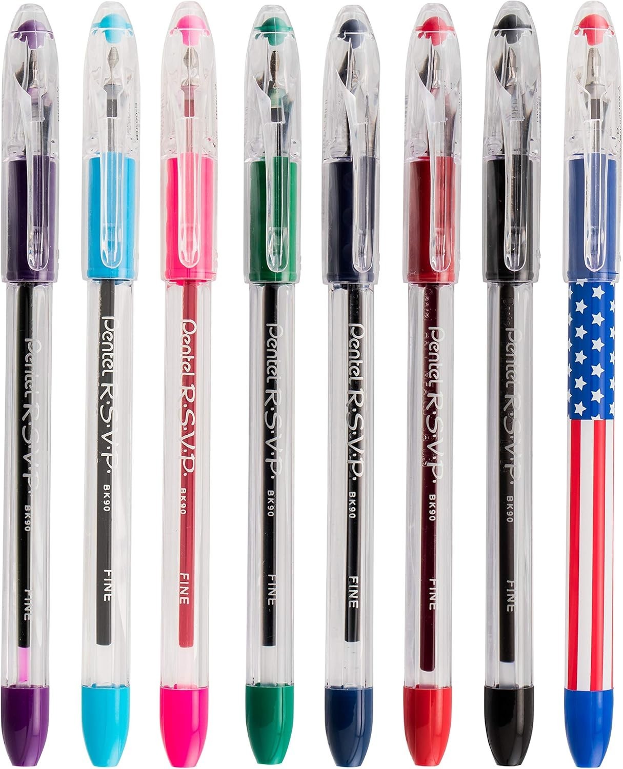 RSVP Ballpoint Pens 0.7mm Fine Line, 5-Pack – Durable and Comfortable Writing