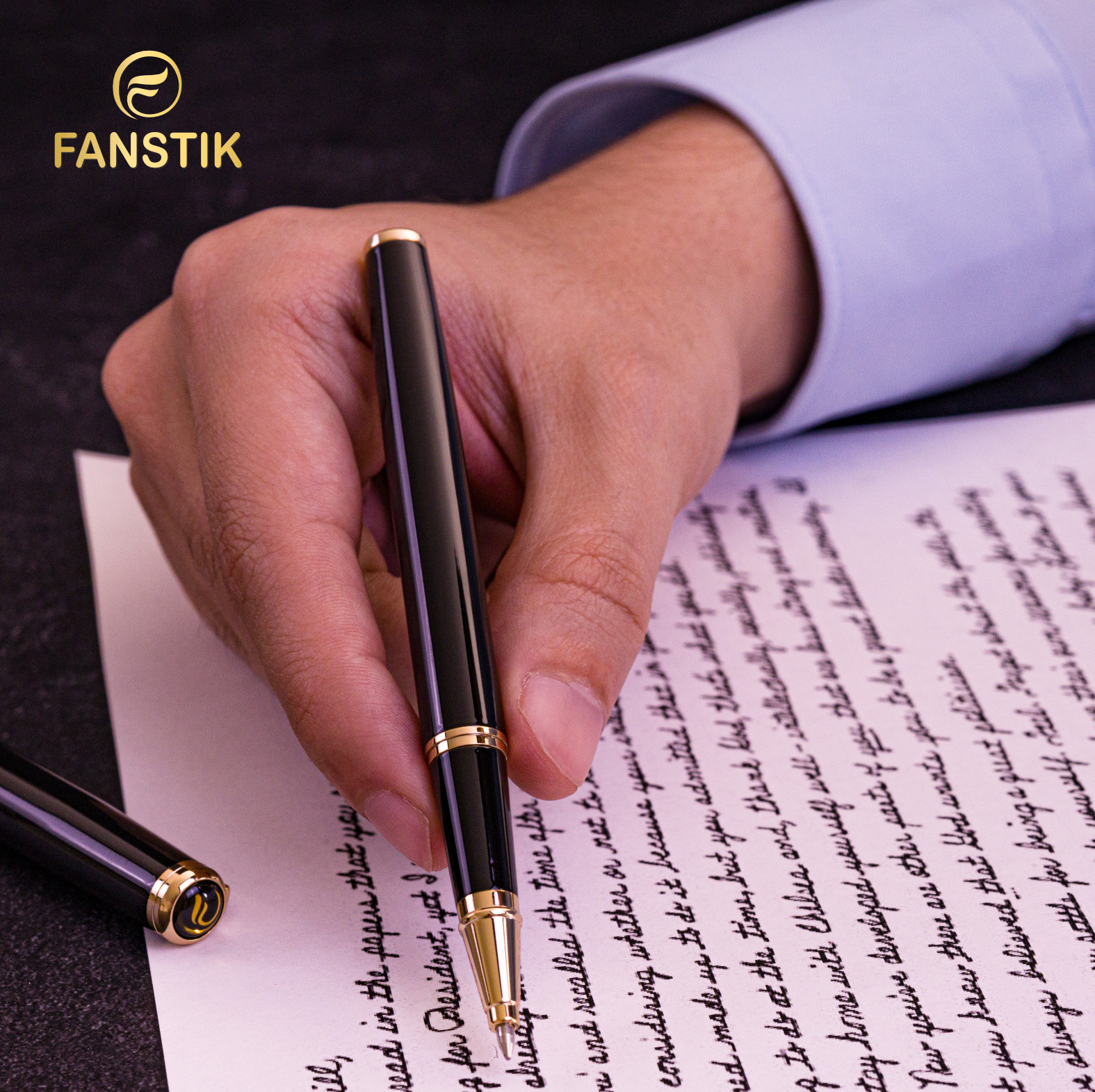 Luxury Rollerball pens (MADE IN USA) Fancy Pen, Real 24K Gold Plating, Best Gift