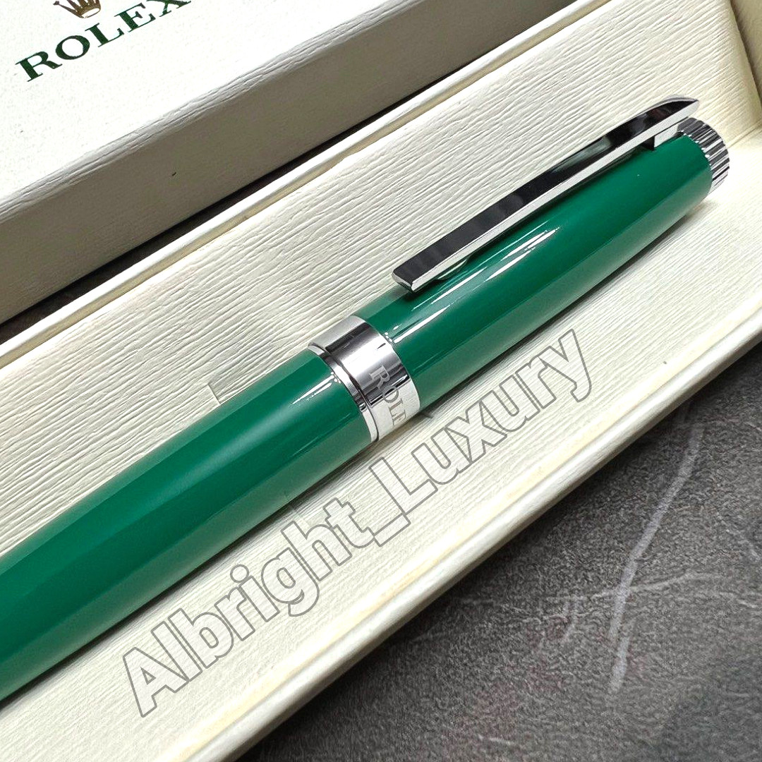 Rolex Emerald Executive Green Rollerball Pen AD VIP Gift