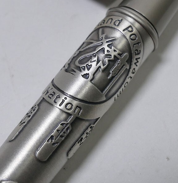Bettoni Black With Embossed Pen – Prairie Band Potawatomi Logo