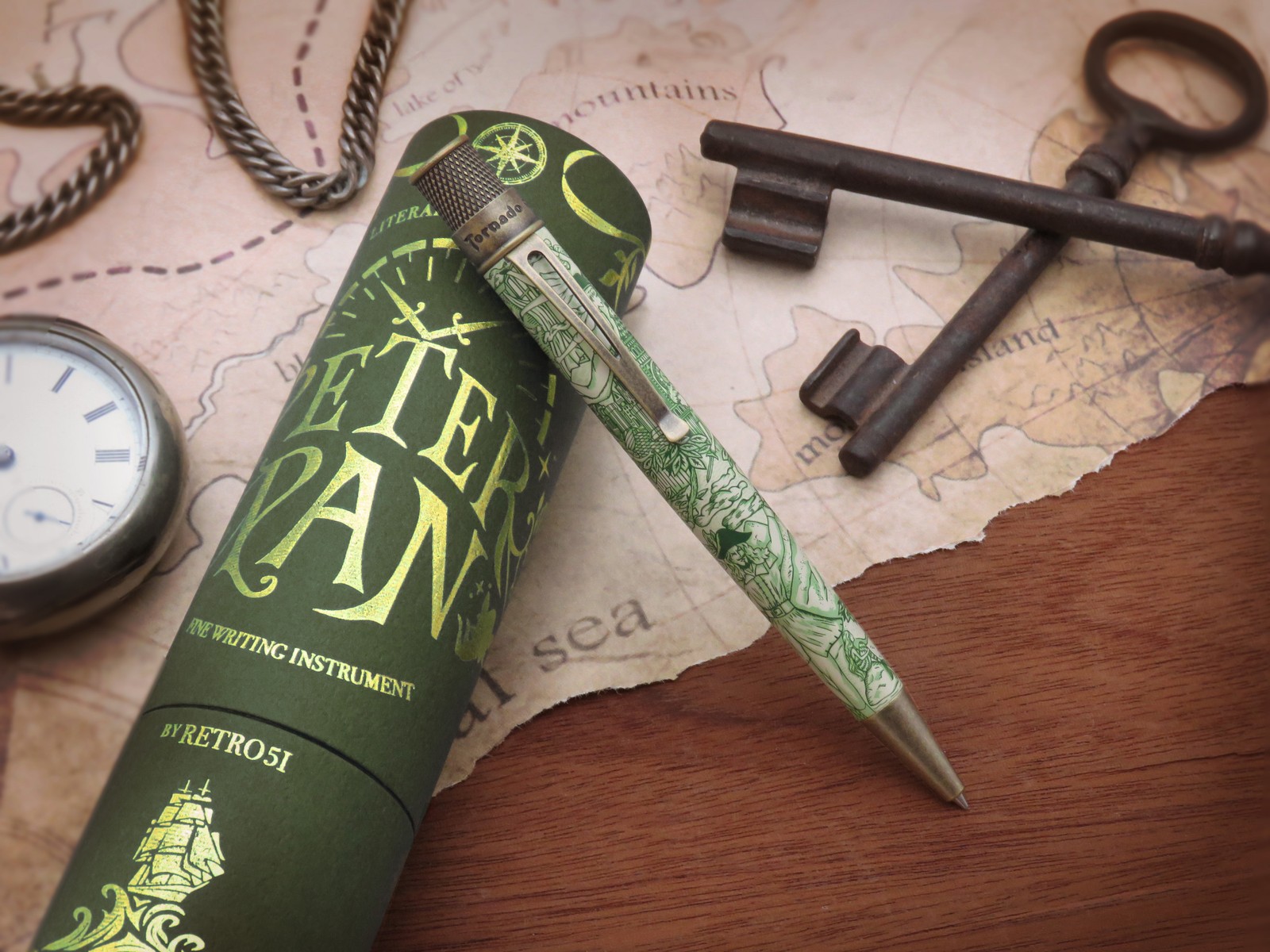 Retro 51 Tornado Literary Peter Pan Rollerball Pen – NEW in Original Box