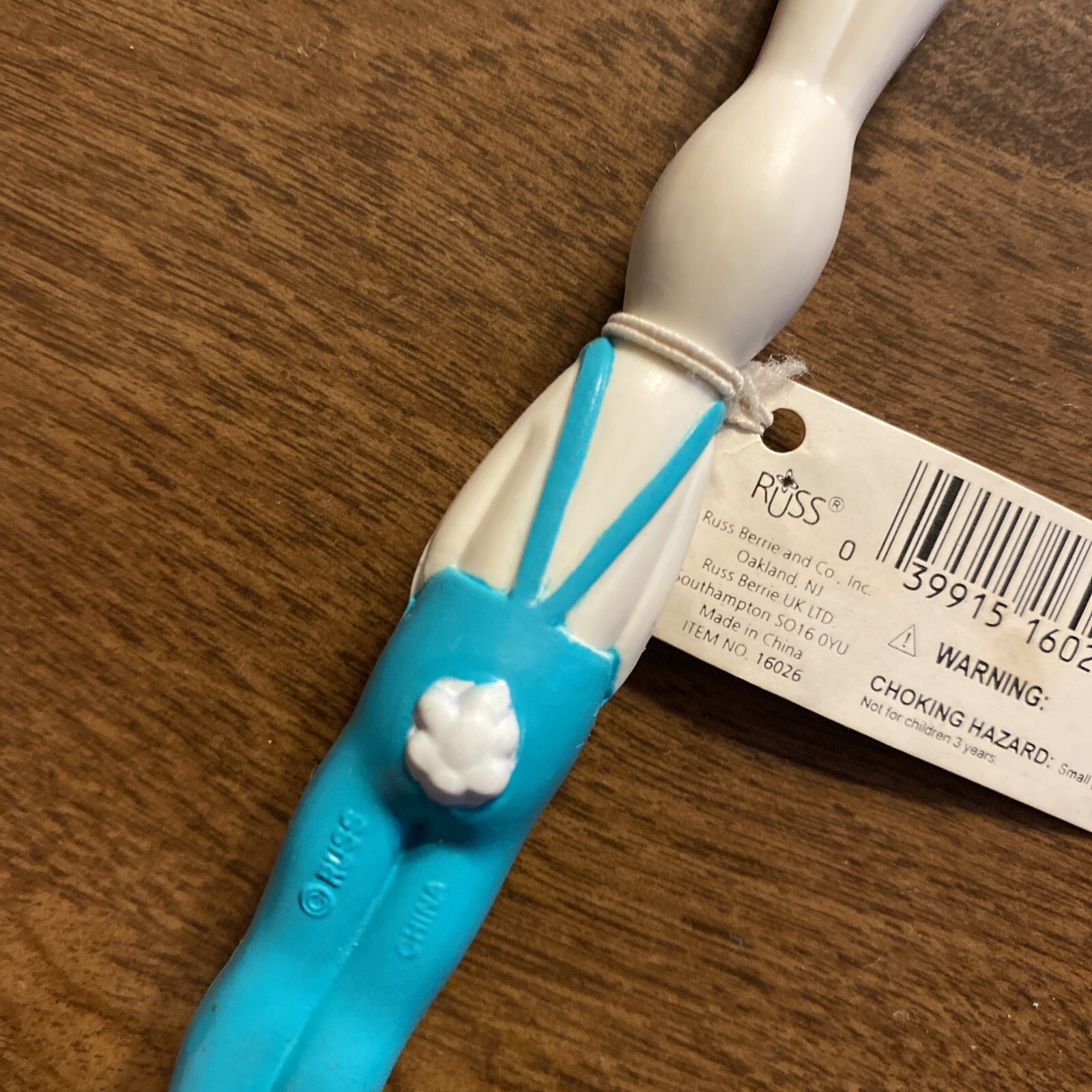 Vintage Russ Pen Easter Bunny Rabbit Writing Pen w/ Tags – Dried Up Ink 5 7/8”