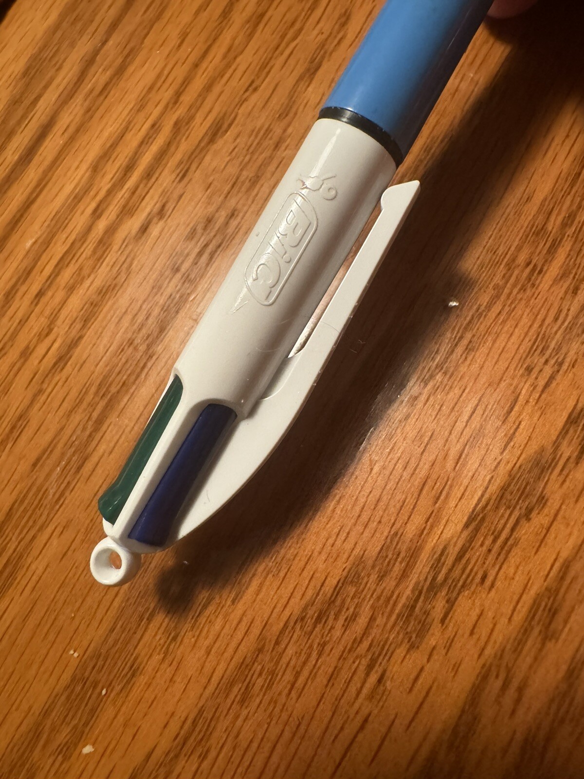 Vintage BIC Multi Color Pen Made in France Click Ballpoint Green Red Blue Black