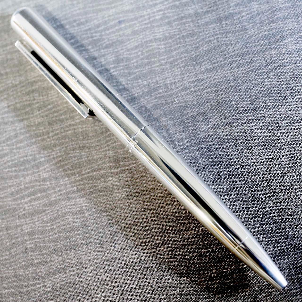 Tiffany & Co. Atlas Sterling Silver 925 Ballpoint Pen Roman Numeral Clip