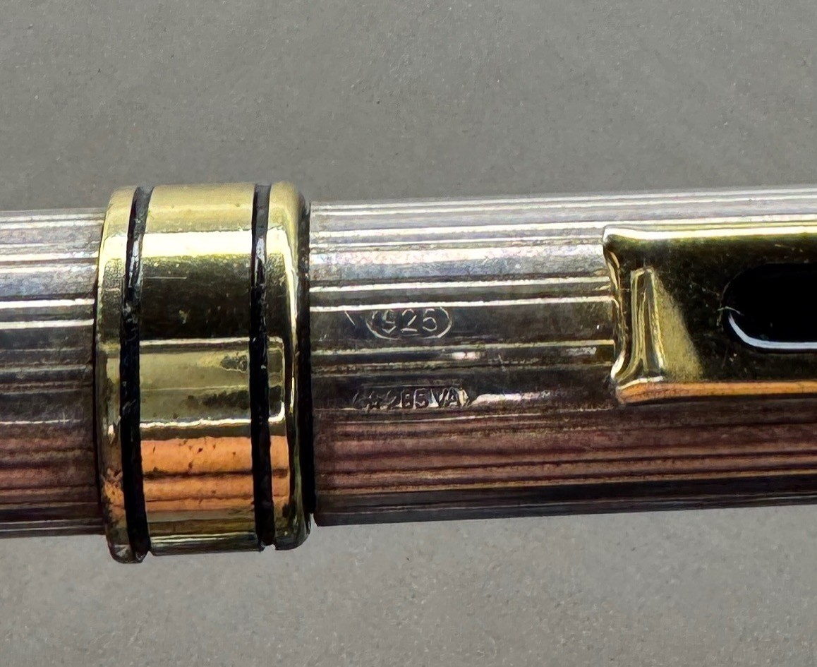 Vintage Sterling Silver 925 Ballpoint Pen Germany 295 VA (№1320)