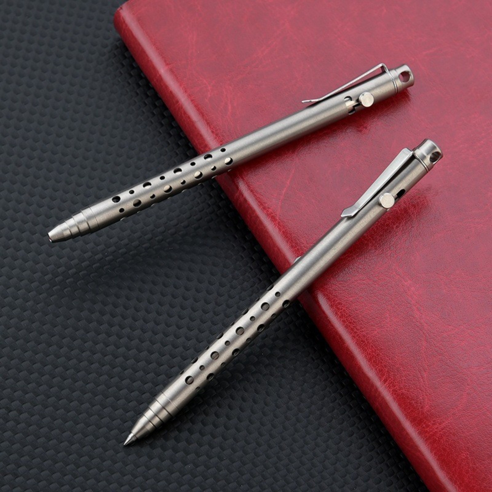 EDC Titanium Ballpoint Pen Signature Writing Pocket Pen Outdoor Business Office
