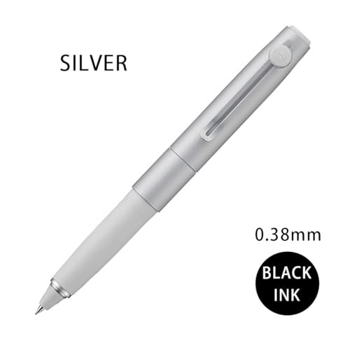 Mitsubishi uni-ball ZENTO Signature Model Ballpoint Pen Silver 0.38mm ink Black