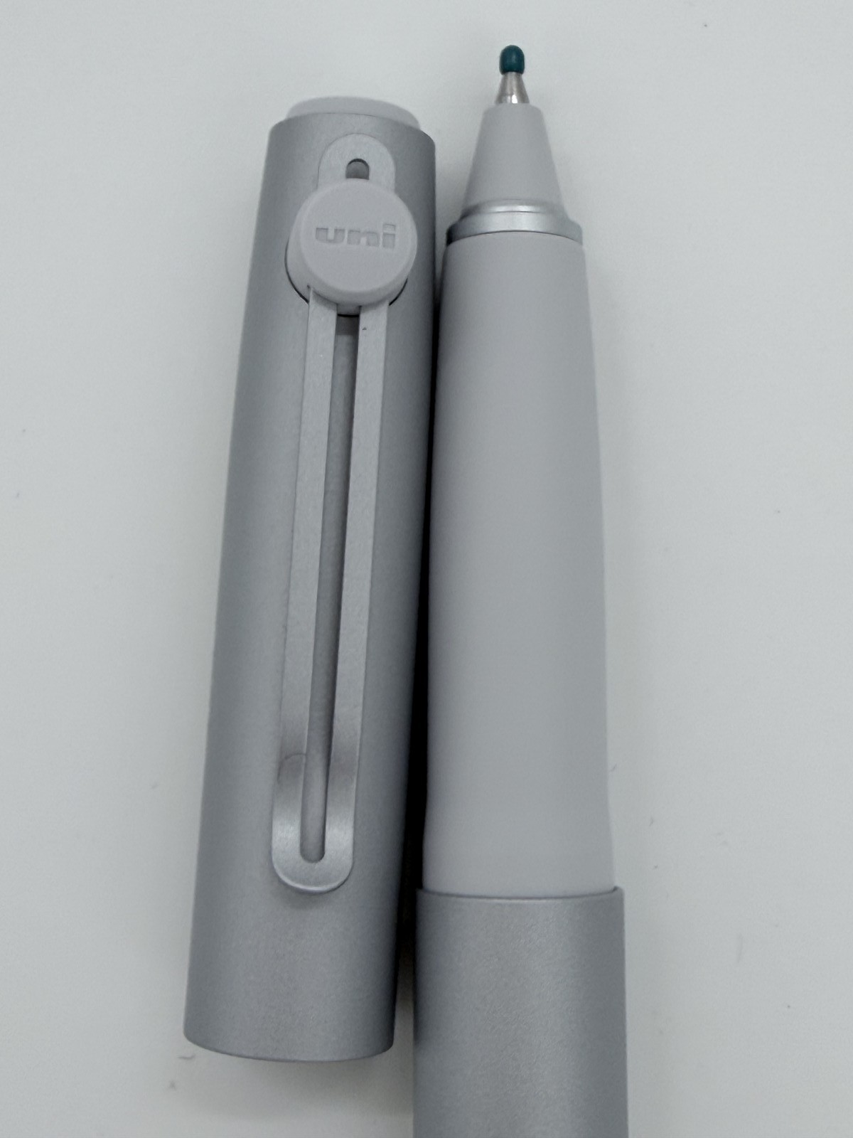 MITSUBISHI PENCIL uniball ZENTO Signature Model Silver 0.38mm Japan NEW