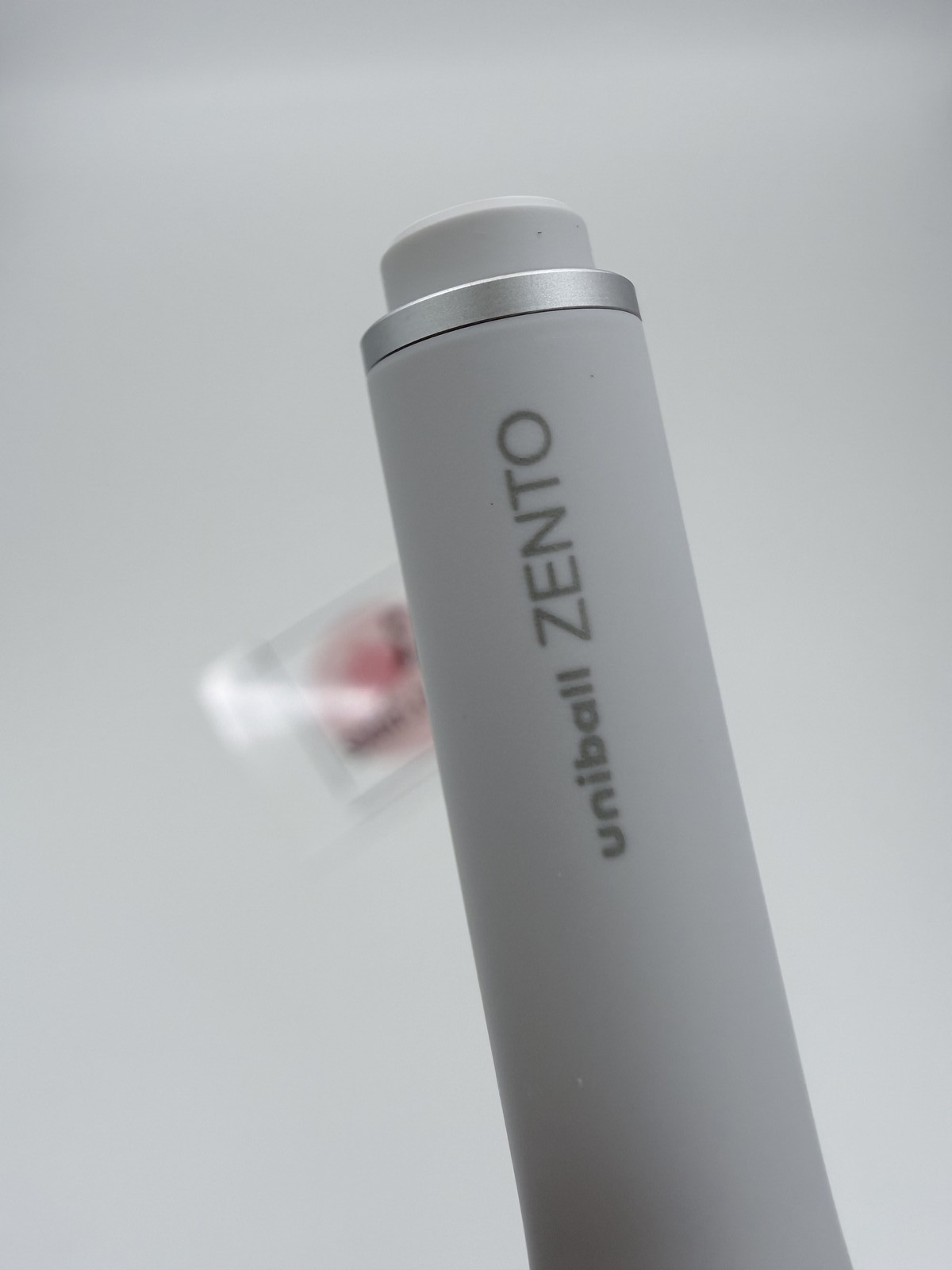 MITSUBISHI PENCIL uniball ZENTO Signature Model Silver 0.38mm Japan NEW