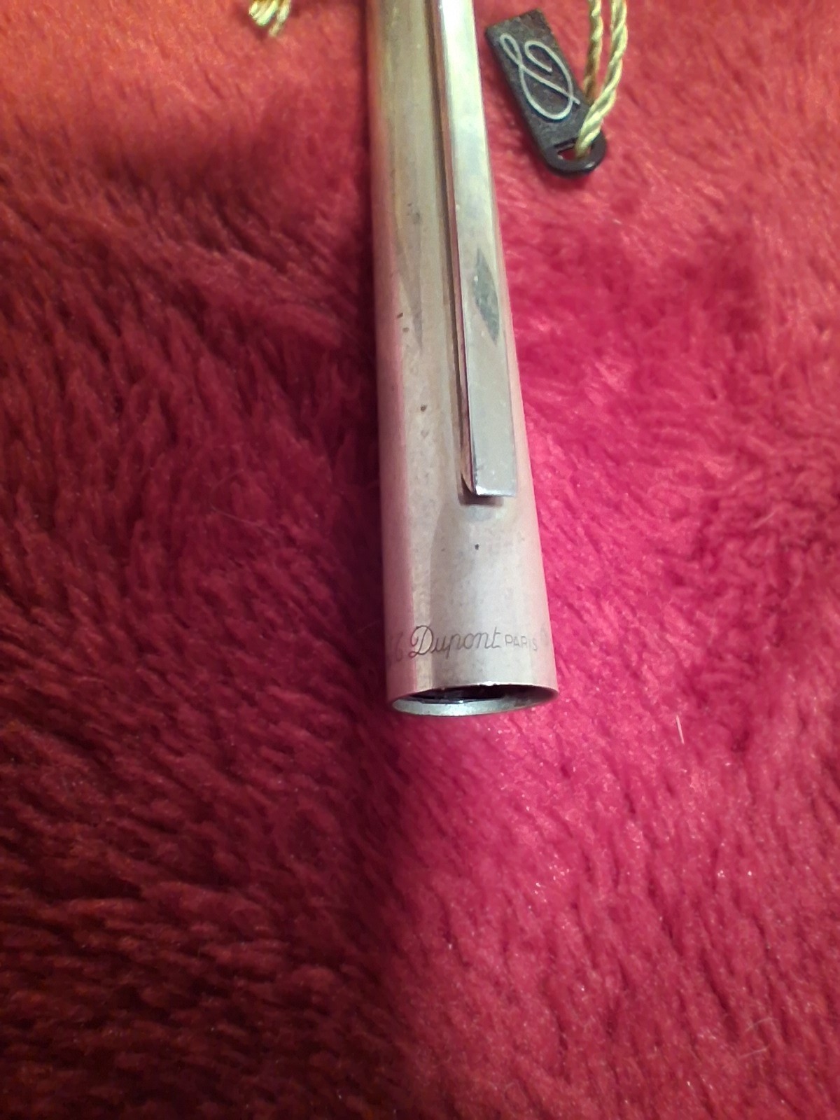 Rare Vintage S.T.Dupont Orfevres A Paris 925 Solid Silver Pen SN E9FT3A