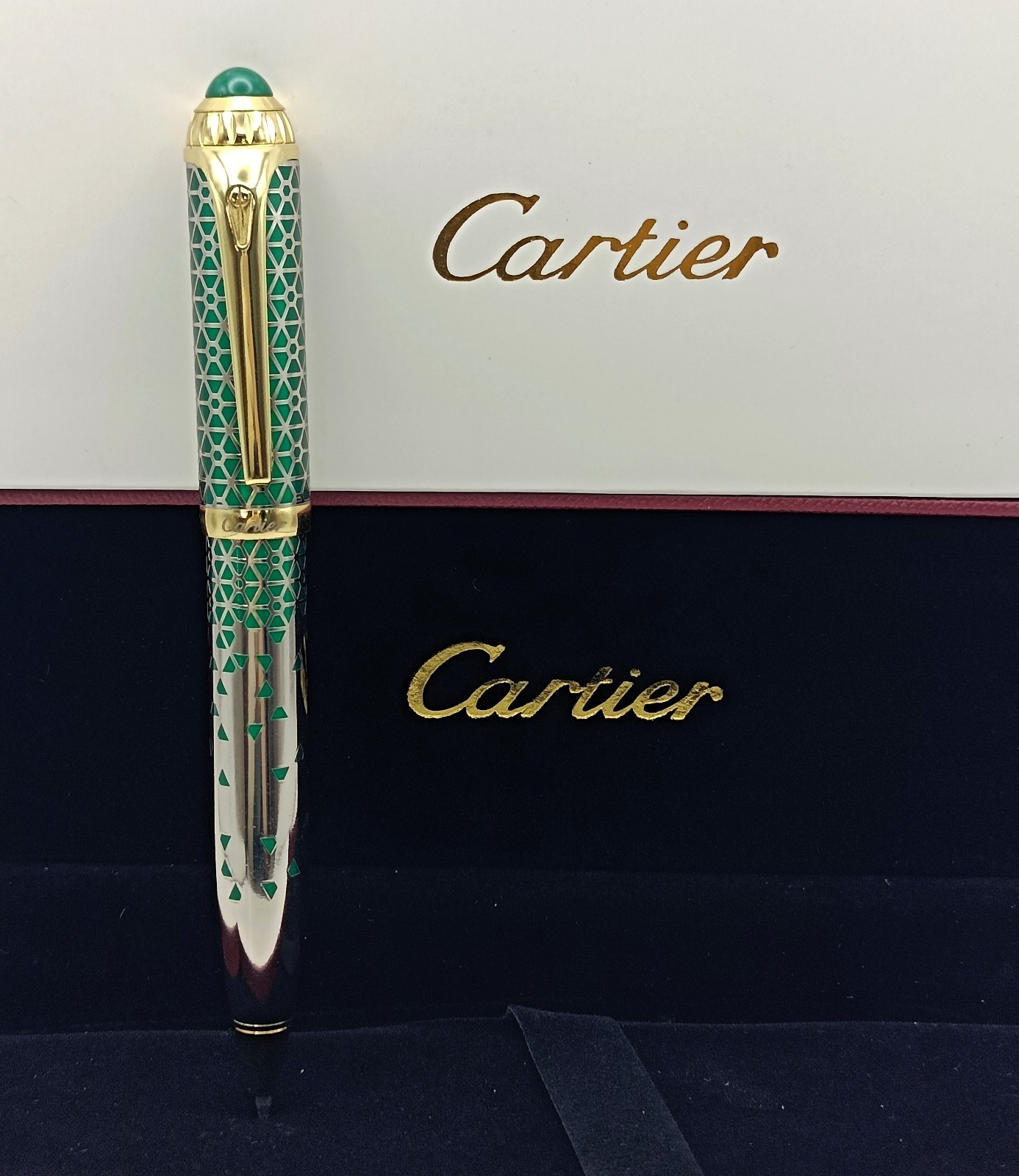 Rare Cartier Santos De Cartier Special Limited Edition Collectable Ballpoint Pen