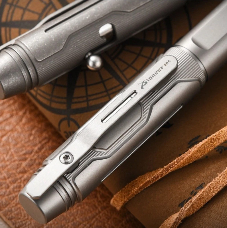 Titanium Ballpoint Pen EDC Signature Writing Pocket Pen High Business Office Pen