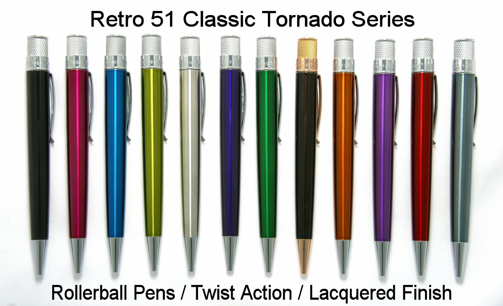 Retro 51 #VBP-1839 / «BUZZ» Acid Etched Honey Bees Tornado Ballpoint Pen