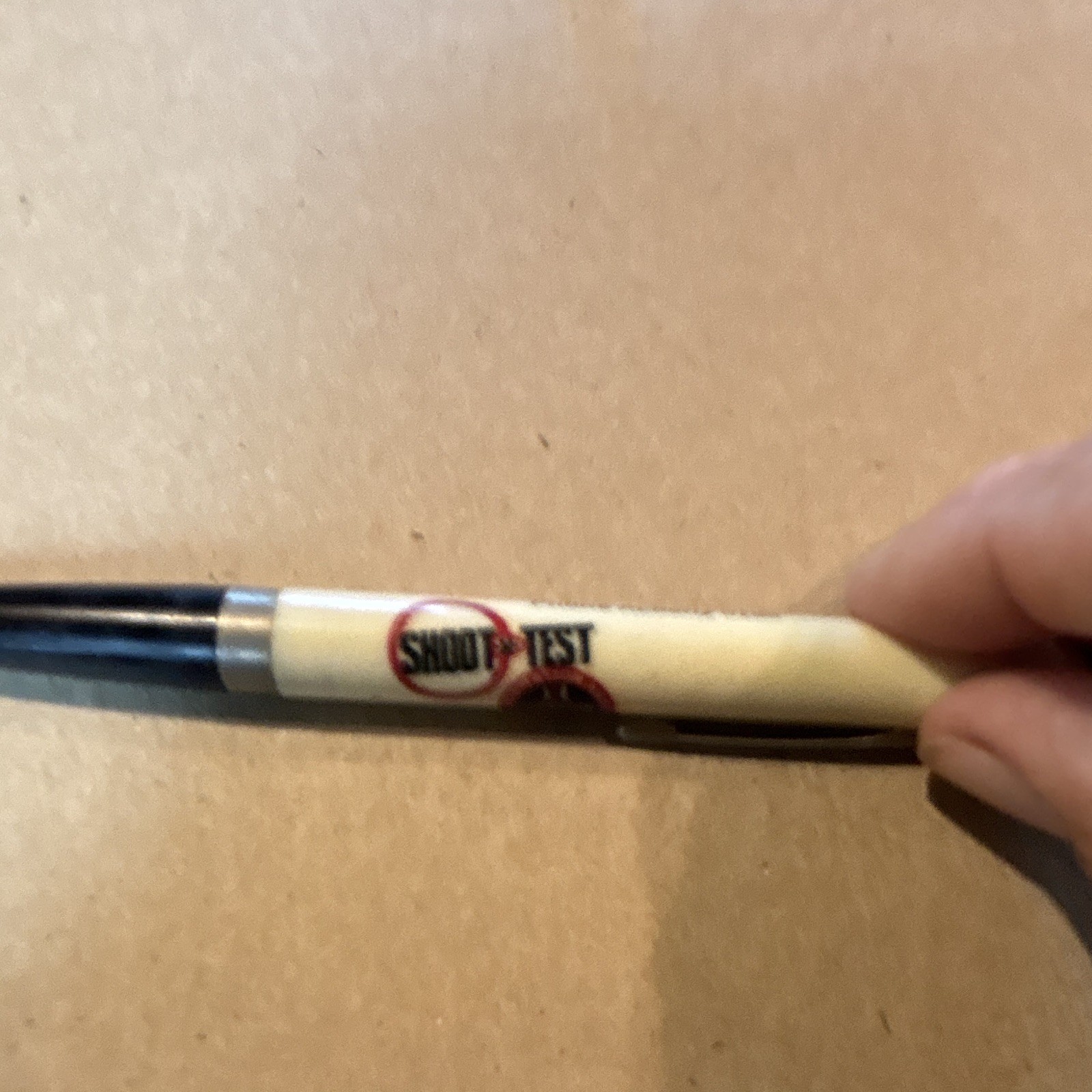 Johnston Oil Field Export Corp «Shoot Test» Mechanical pencil, pocket clip
